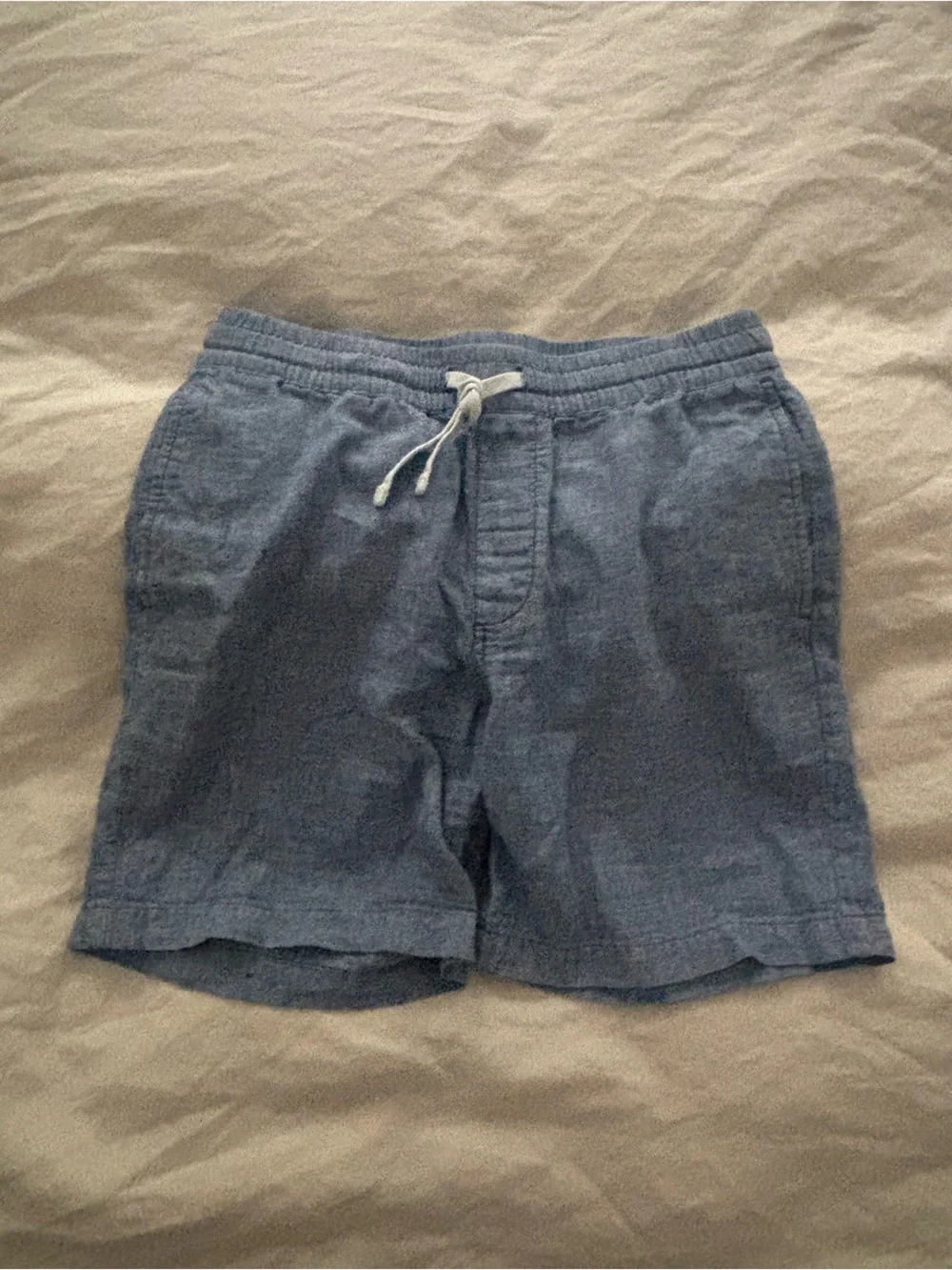 J CREW Men's Blue Drawstring Denim Shorts